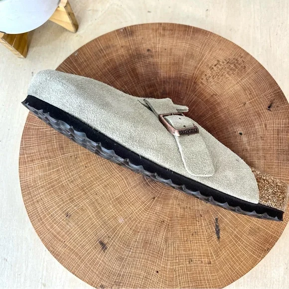Birkenstock | SINGLE LEFT ONLY Boston Clog in Tan Suede Size 40/9- Replacement - Picture 10 of 12